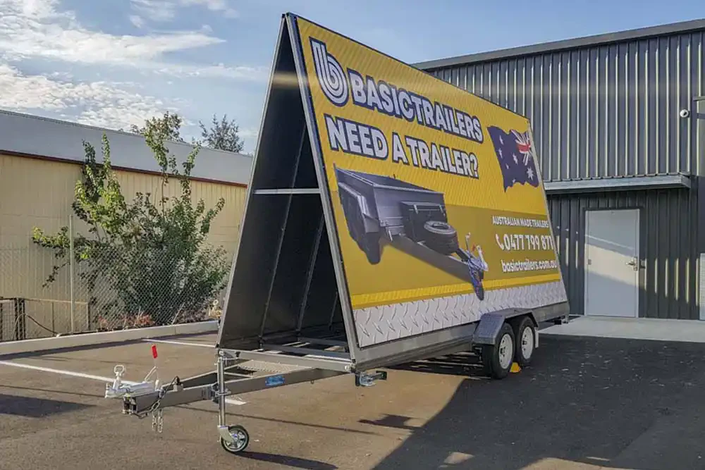 16X5 Tandem Axle Trailers 16X5 Advertising Trailers